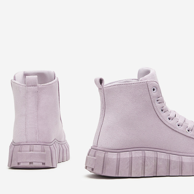 Violet women's sports sneakers Omalin - Footwear