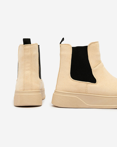 Royalfashion Бежевые женские сапоги a'la snow boots Uteris