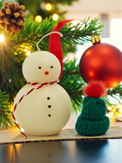 Lumo di holó festivo Snowman