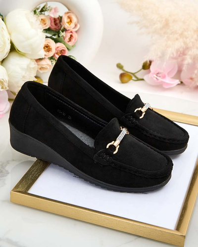 Royalfashion Sieviešu zamšādas mokasīni Ewo