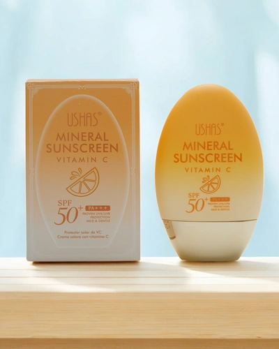 Ushah Sunscreen with Vitamin C 50 SPF 60g