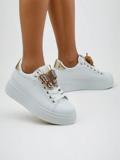 Royalfashion Women's platform sports sneakers Viela