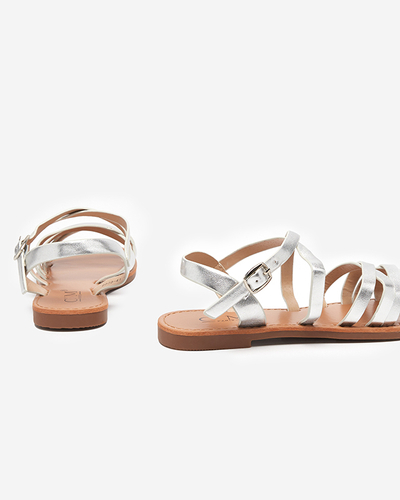 Silver women's sandals Ashmira - Footwear