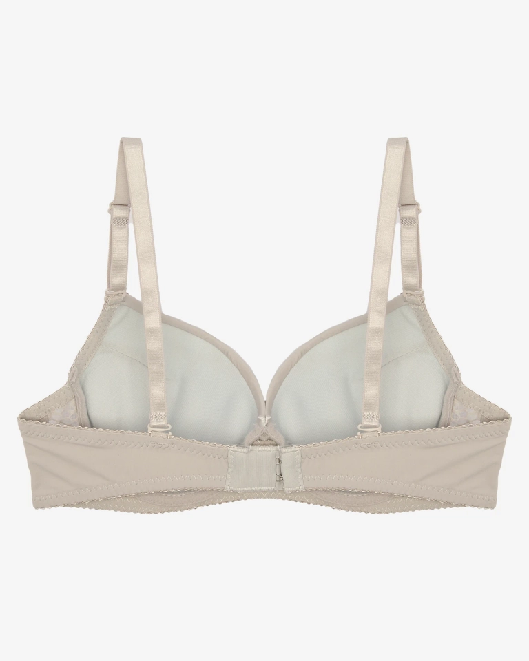 Gluds mežģīņu krūšturis pelēkā krāsā - Apakšveļa