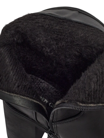 Botki damski eko kozana na stupku Sylvarra