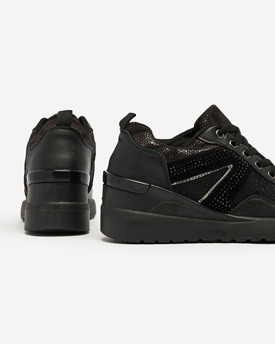 Royalfashion Women's sporty sneakers on a platform heel Lacyrllia