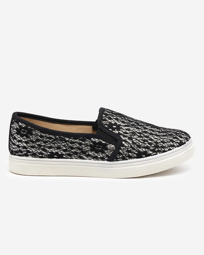Black women's slip-on shoes Bifana - Footwear