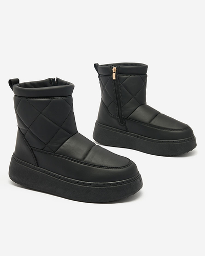 Royalfashion Black women's boots a'la snow boots Kacecica