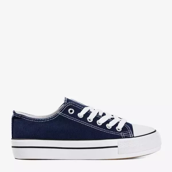 OUTLET Navy blue women's sneakers Habena - Footwear