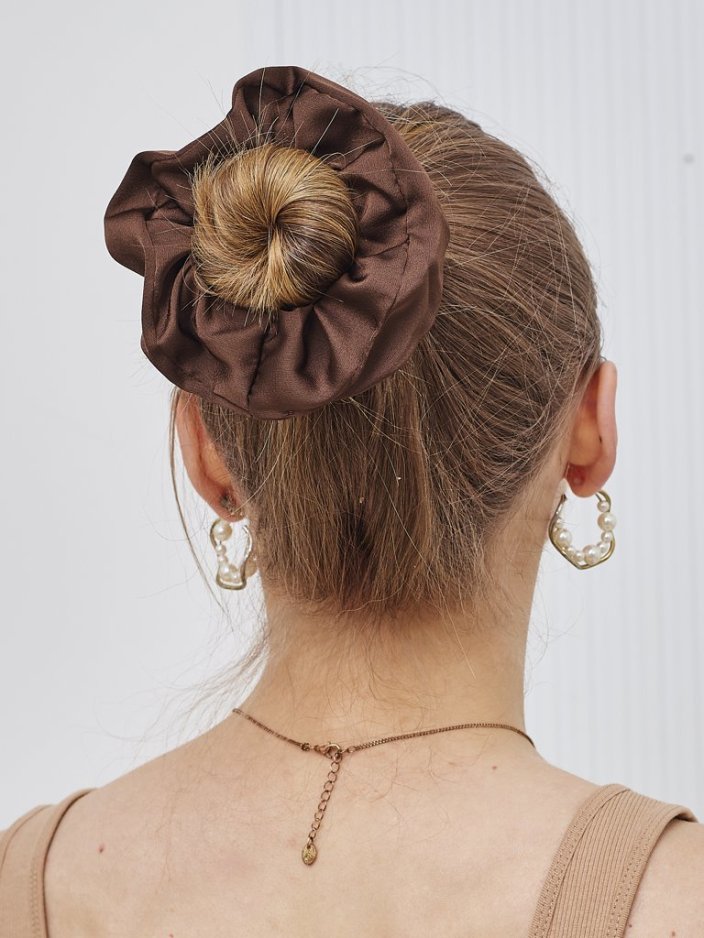 Royalfashion satīna matu gumija Satelle Stils