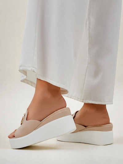 Royalfashion sieviešu sandales ar klina papēdi Daffin