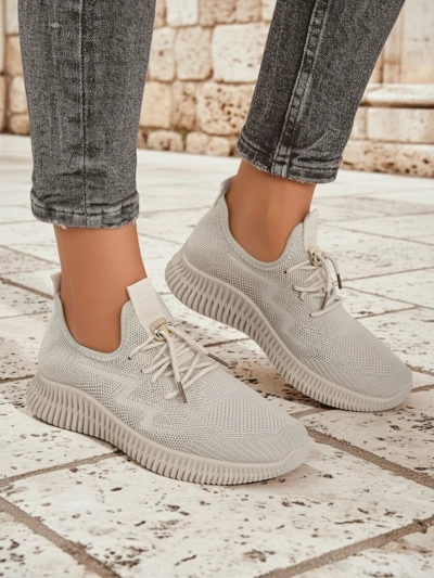 Aurelia Bianca – sneakers bianche da donna Royalfashion con suola piatta
