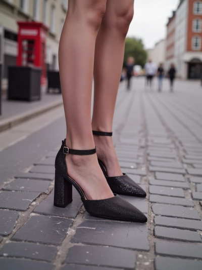 Женские блестящие туфли Royalfashion Noratt