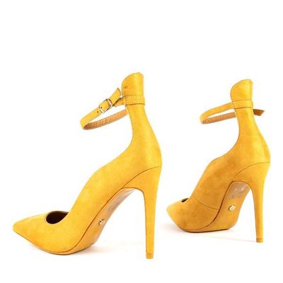 Yellow Batya high heels - Footwear