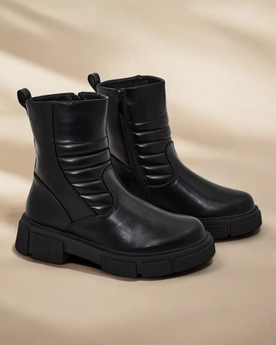 Женские ботинки Бороу из экокожи марки Royalfashion