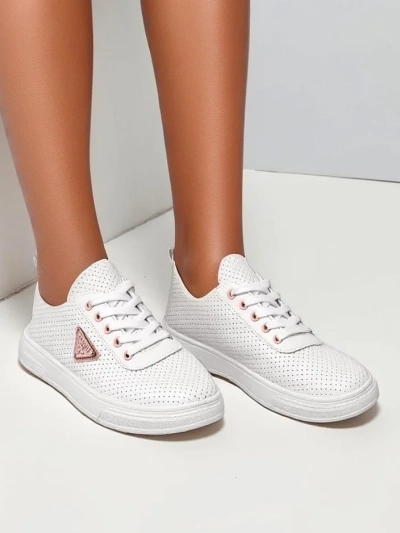 Royalfashion Lace-up women's sporty shoes with a print Fennie