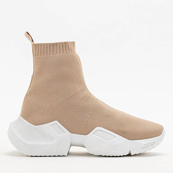 OUTLET Augsti Fisa smilškrāsas sieviešu sporta apavi - Apavi