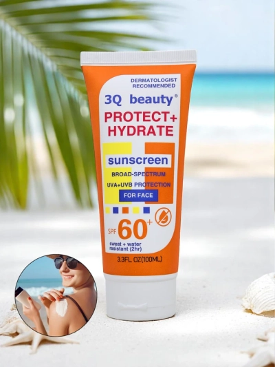 3Q Beauty Waterproof Facial Sunscreen Cream SPF 60