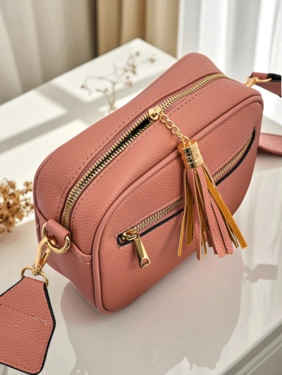 Royalfashion Small Women's Eco-Leather Handbag with Colorful Strap Kovi Lace