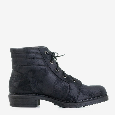 Black women's bags with decorative abrasions Tusyon - Shoes