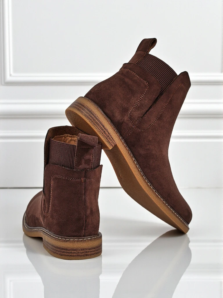 Women's Chelsea-style ankle boots made of eco-suede Veysi