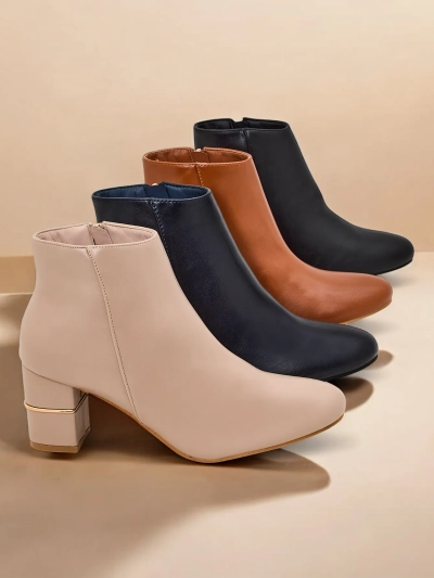 Royalfashion Women's wedge heel ankle boots Afennor