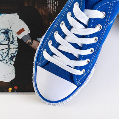 Filip's blue men's sneakers - Footwear