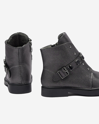 Graphite girls' shiny boots Lally- Footwear