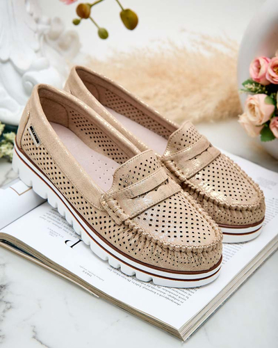 Royalfashion Openwork women's moccasins Leteller