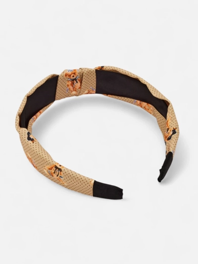 Royalfashion Polka Dot and Bear Braided Headband