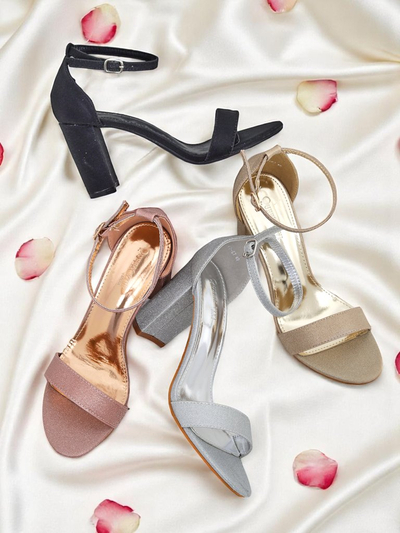 Royalfashion Spīdīgas sieviešu sandales Stella Glam