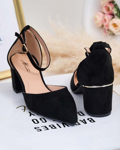 Royalfashion Women's low stiletto pumps Caelda