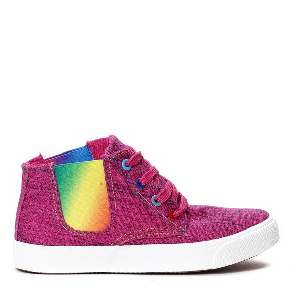 Pink high-top trainers Yamileth- Footwear