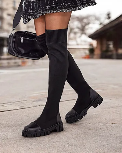 Royalfashion Sieviešu slip-on Bison zābaki