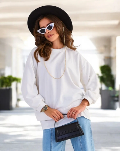 Royalfashion Sieviešu kokvilnas plānais džemperis