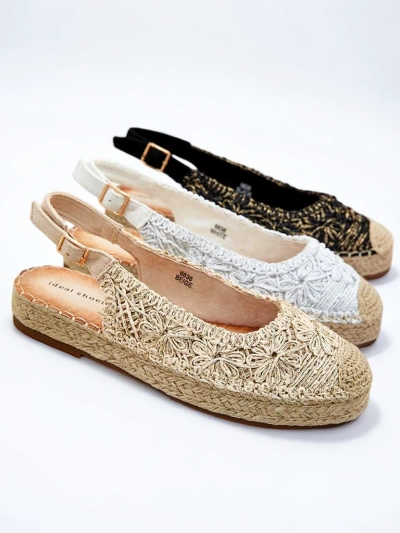 Royalfashion Sieviešu espadrilles ar dekoratīvu izšuvumu