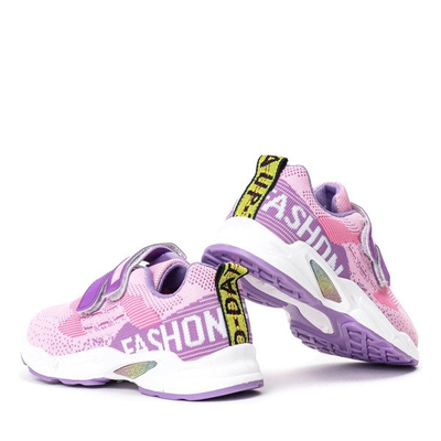 Oniferi girls &#39;pink Velcro shoes - Footwear 1