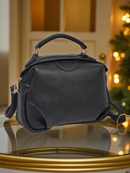 Small women's eco-leather bag Melisse