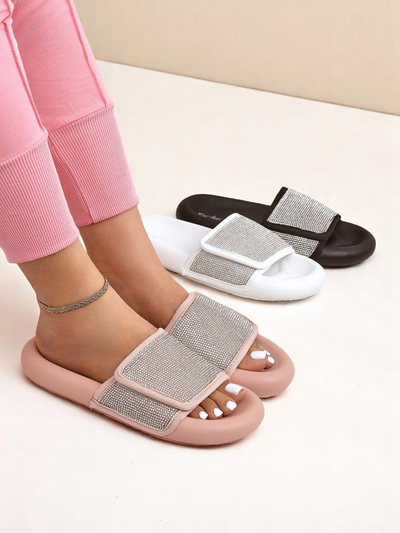 Royalfashion Inaj klapki sur plata plando Sparkle Step