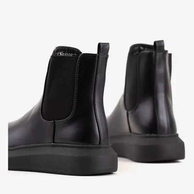 OUTLET Black women's boots on the Fabriano platform - Footwear