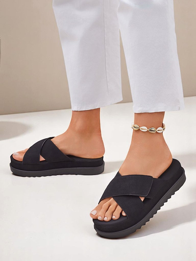 Royalfashion Sieviešu zemās sandales Evre