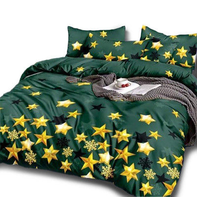 Christmas bedding with stars 200x220 set of 4 pieces - Bed linen