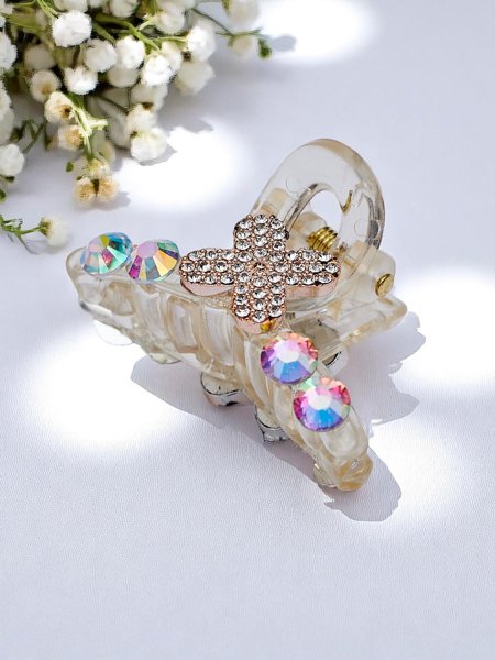 Royalfashion Matu sprādze ar rhinestones Crystal Charm