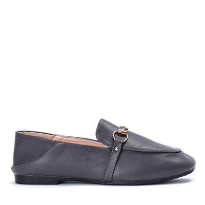 Gray Ariellea Faux Leather Loafers - Footwear