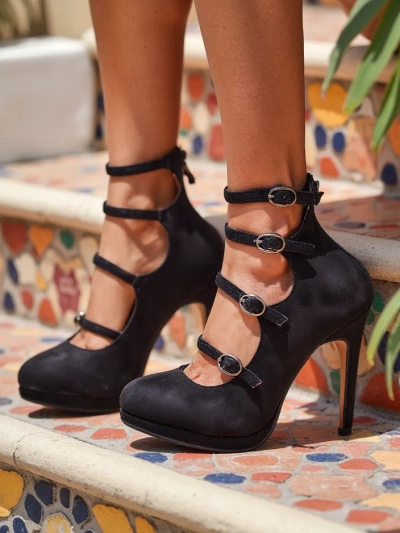 Royalfashion Женские туфли на шпильках с ремешками Celose