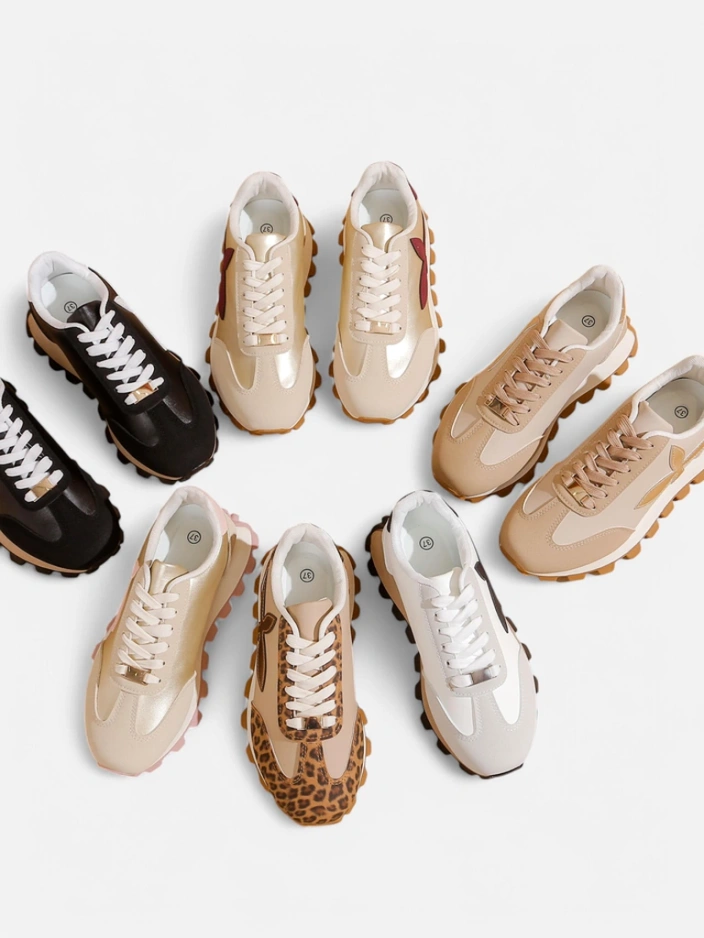 Женские спортивные кроссовки Royalfashion на толстой подошве Aloqa