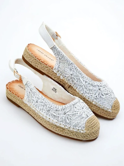 Royalfashion Sieviešu espadrilles ar dekoratīvu izšuvumu