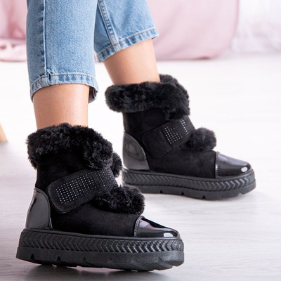 Black Dayna Platform Snow Boots - Footwear
