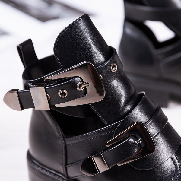 Black flat heels Loca - Shoes 1