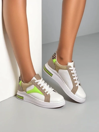 Royalfashion Women's sneakers with glitter Kaone